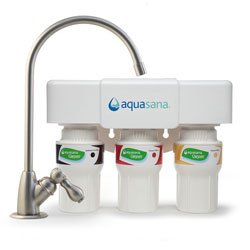 Aquasana AQ-5300.55 3-Stage Under Sink Water Filter System