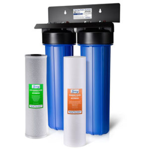 iSpring WGB22B 2-Stage 20 Big Blue Whole House Water Filter