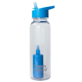 ClearlyFiltered Tritan Filtered Water Bottle