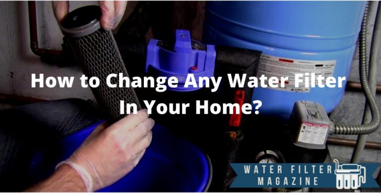 changing water filter in your home
