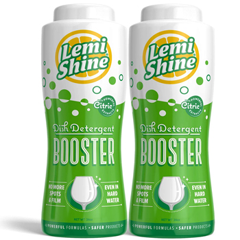 Lemi Shine - Booster Natural Lemon Dishwasher Additive for Hard Water