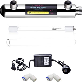 Geekpure 6-Watt UV Water Filter for RO Systems
