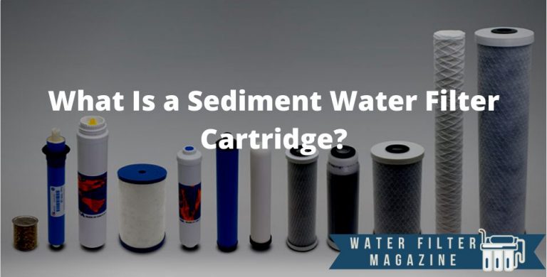 sediment water filter detailed explanation