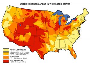water hardness in the united states
