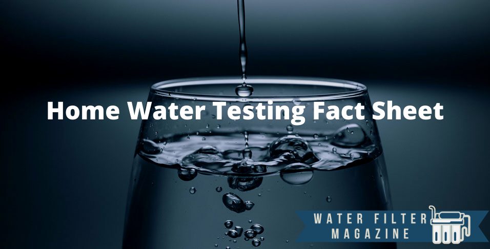 home drinking water testing fact sheet