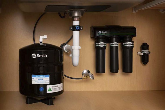 determine an installation location for reverse osmosis system