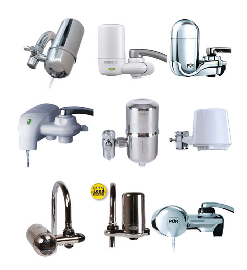 different types of faucet filters